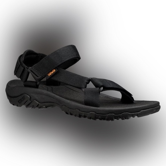 Teva Black Hurricane 4 Sport Sandals 12 - Picture 1 of 7